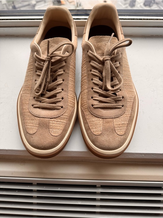 Loro Piana Other - Loro Piana Taupe Suede Men's Athletic Sneakers